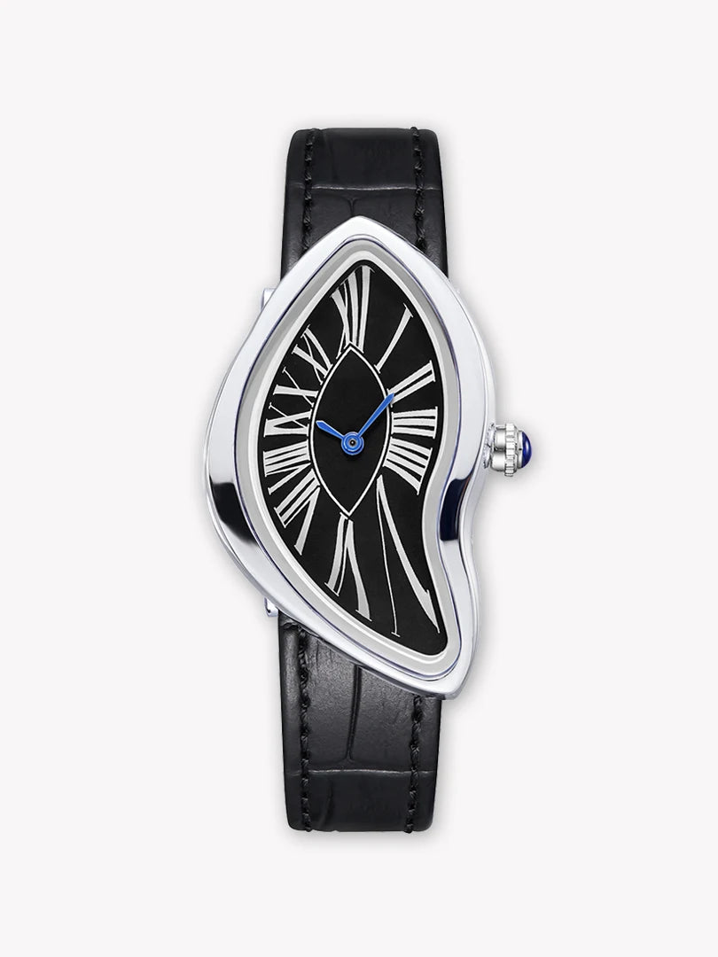 Montres pour couples (hommes et femmes) – Style rétro, mouvement à quartz, boîtier en acier inoxydable (coloris or ou argent)