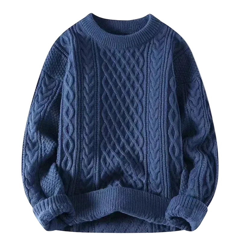 Pull pour homme Automne-Hiver  – Pull rayé décontracté