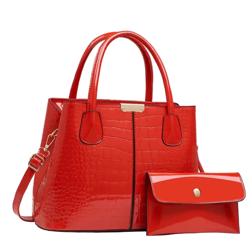Luxury Designer Ladies Handbags Quality Bright Leather Shoulder Bags for Women 2026 Female Crossbody Bag Purses and Handbags Sac