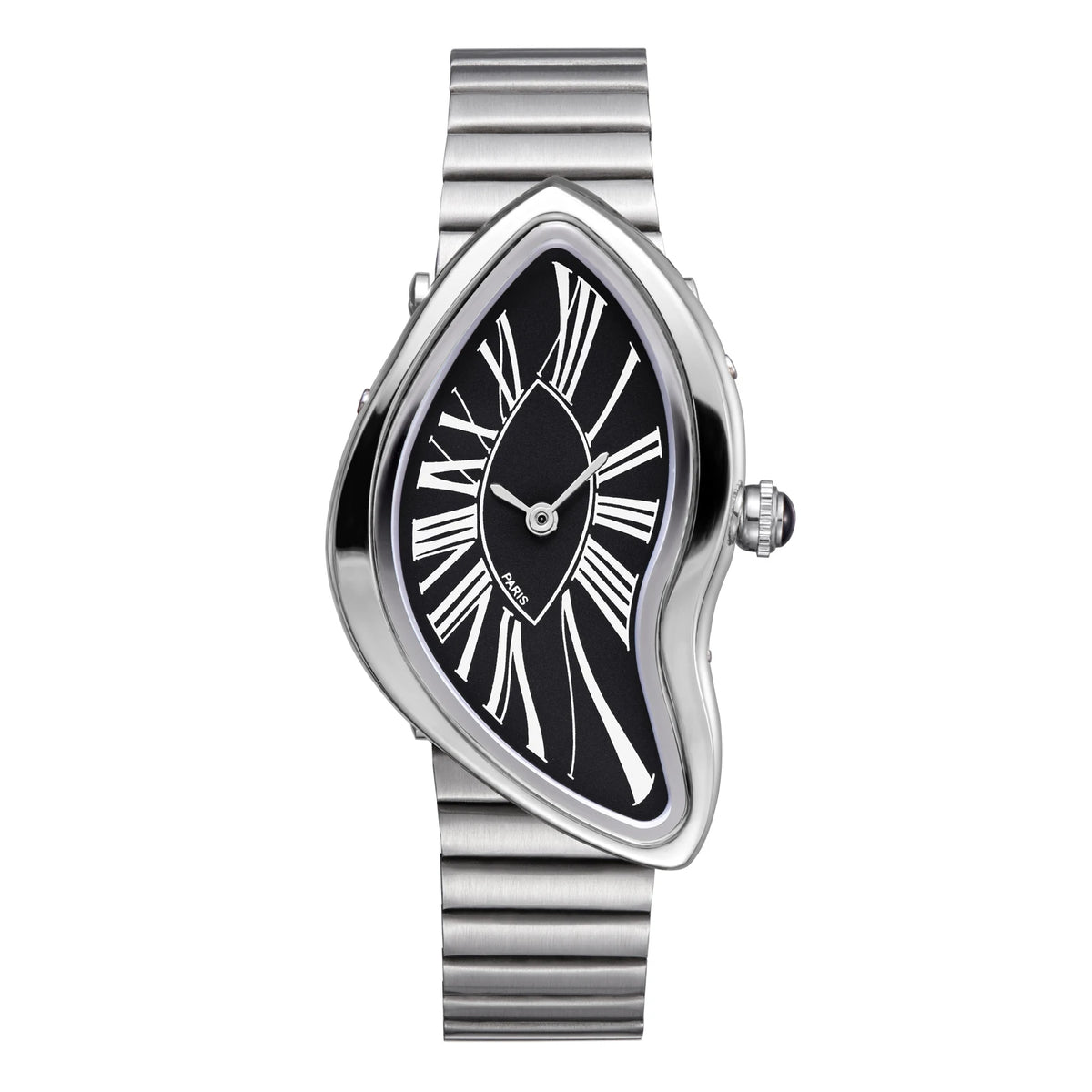Montres pour couples (hommes et femmes) – Style rétro, mouvement à quartz, boîtier en acier inoxydable (coloris or ou argent)