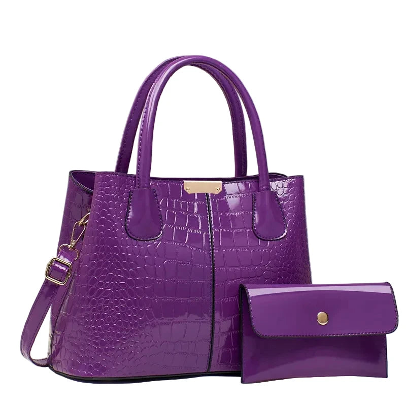 Luxury Designer Ladies Handbags Quality Bright Leather Shoulder Bags for Women 2026 Female Crossbody Bag Purses and Handbags Sac