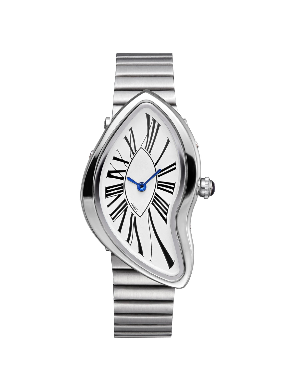 Montres pour couples (hommes et femmes) – Style rétro, mouvement à quartz, boîtier en acier inoxydable (coloris or ou argent)