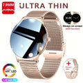 Nouvelle montre connectée pour femme 2026 – Ultra-fine (7,9 mm), suivi de la santé, écran « Always-On », plus de 100 modes sportifs et appels Bluetooth.