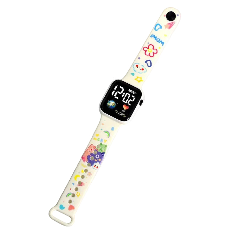Nouveau point enfants montres filles Reloj Inteligente Para Niños Niña Reloj Hello Kitty montre numérique femmes Relógio Infantil