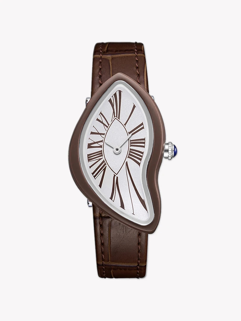 Montres pour couples (hommes et femmes) – Style rétro, mouvement à quartz, boîtier en acier inoxydable (coloris or ou argent)