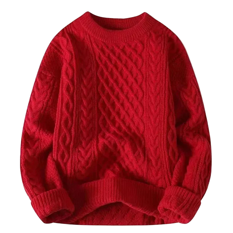 Pull pour homme Automne-Hiver  – Pull rayé décontracté