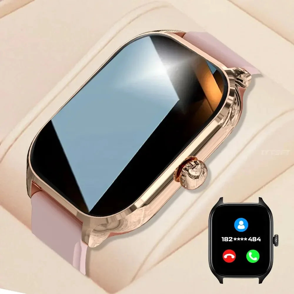 Nouvelle montre connectée LAXASFIT H9 Pro Max : appels via le cadran, suivi des calories, surveillance de la fréquence cardiaque et de l'oxygénation (SpO2), Bluetooth.