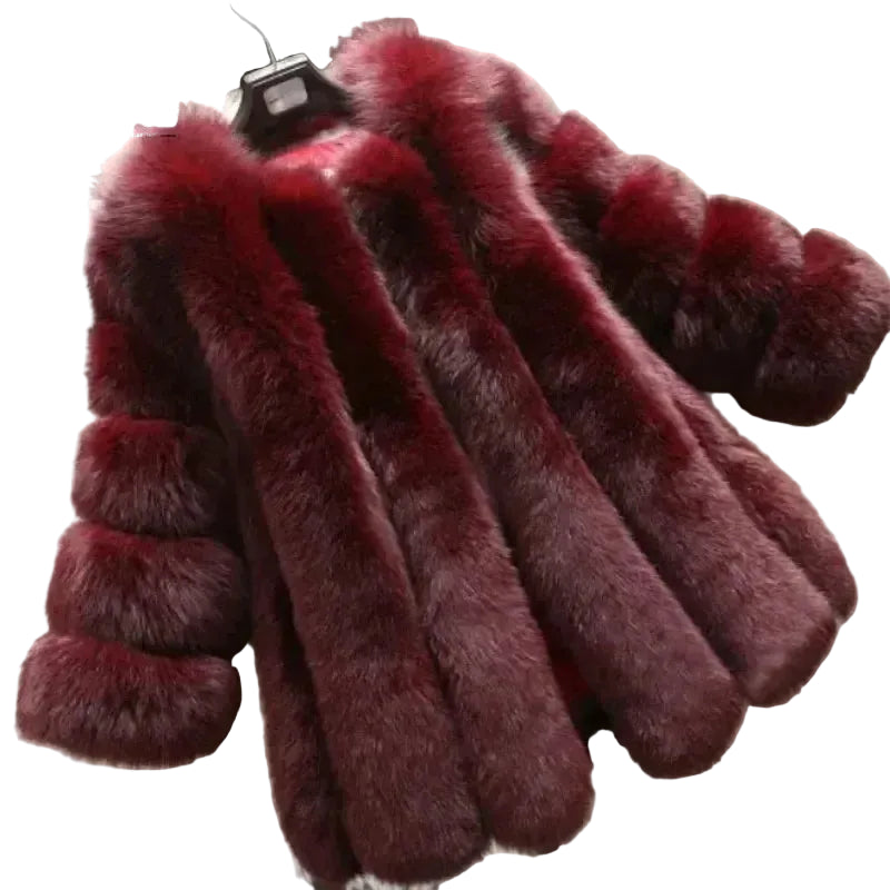 Veste courte et élégante en fausse fourrure pour femme (automne) : couleur unie, coupe oversize, manches longues bouffantes ; un modèle coupe-vent, léger et chaud, idéal pour les trajets quotidiens, les promenades en ville et les rendez-vous au café.
