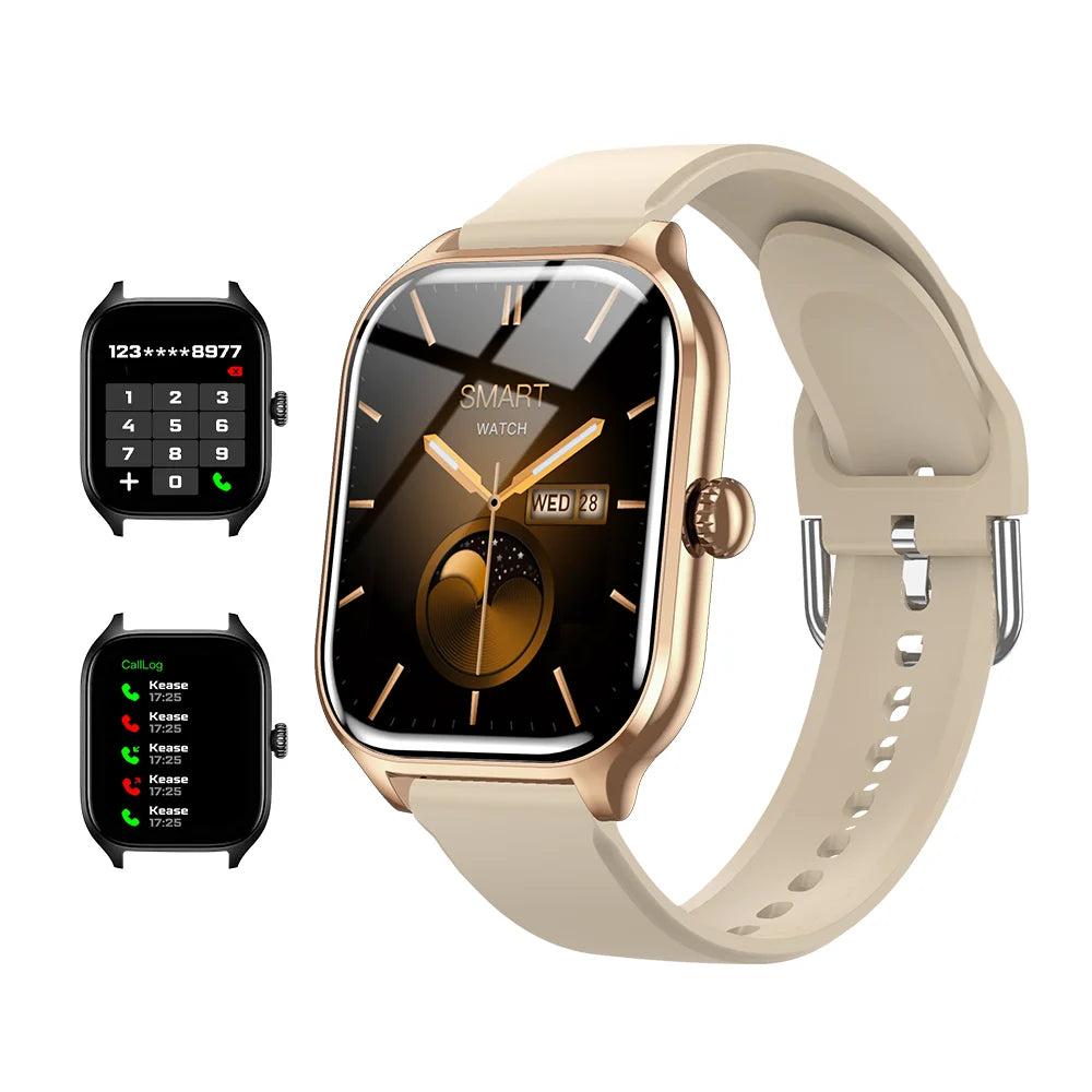 Nouvelle montre connectée LAXASFIT H9 Pro Max : appels via le cadran, suivi des calories, surveillance de la fréquence cardiaque et de l'oxygénation (SpO2), Bluetooth.