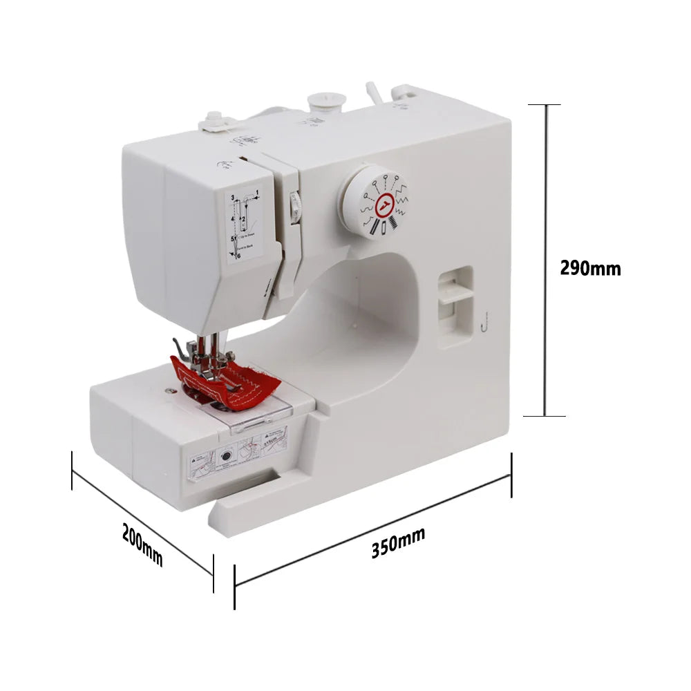 Mini-machine à coudre électrique de table SM-825, multifonction, portable et à commande au pied, pour usage domestique (point noué).