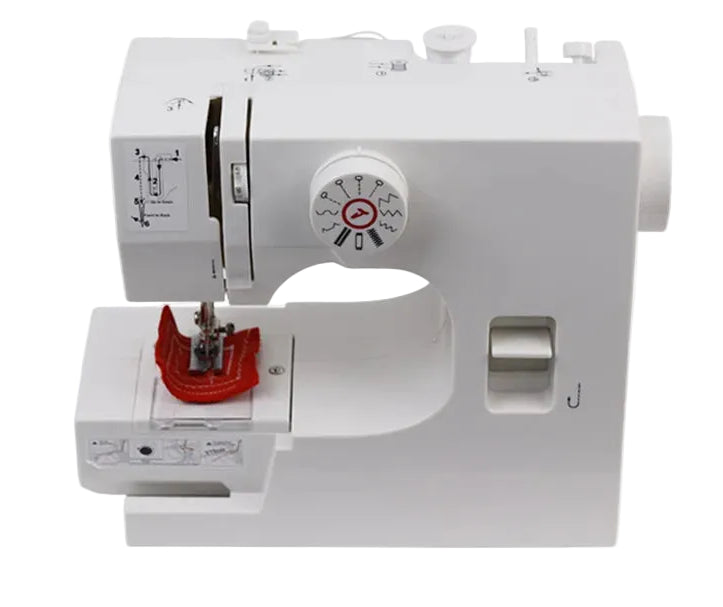 Mini-machine à coudre électrique de table SM-825, multifonction, portable et à commande au pied, pour usage domestique (point noué).