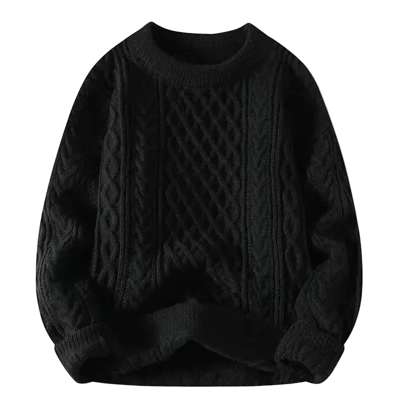 Pull pour homme Automne-Hiver  – Pull rayé décontracté