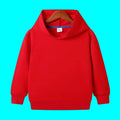 Sweat-shirt à capuche uni pour enfants (garçons et filles) en pur coton – Nouveauté printemps-automne