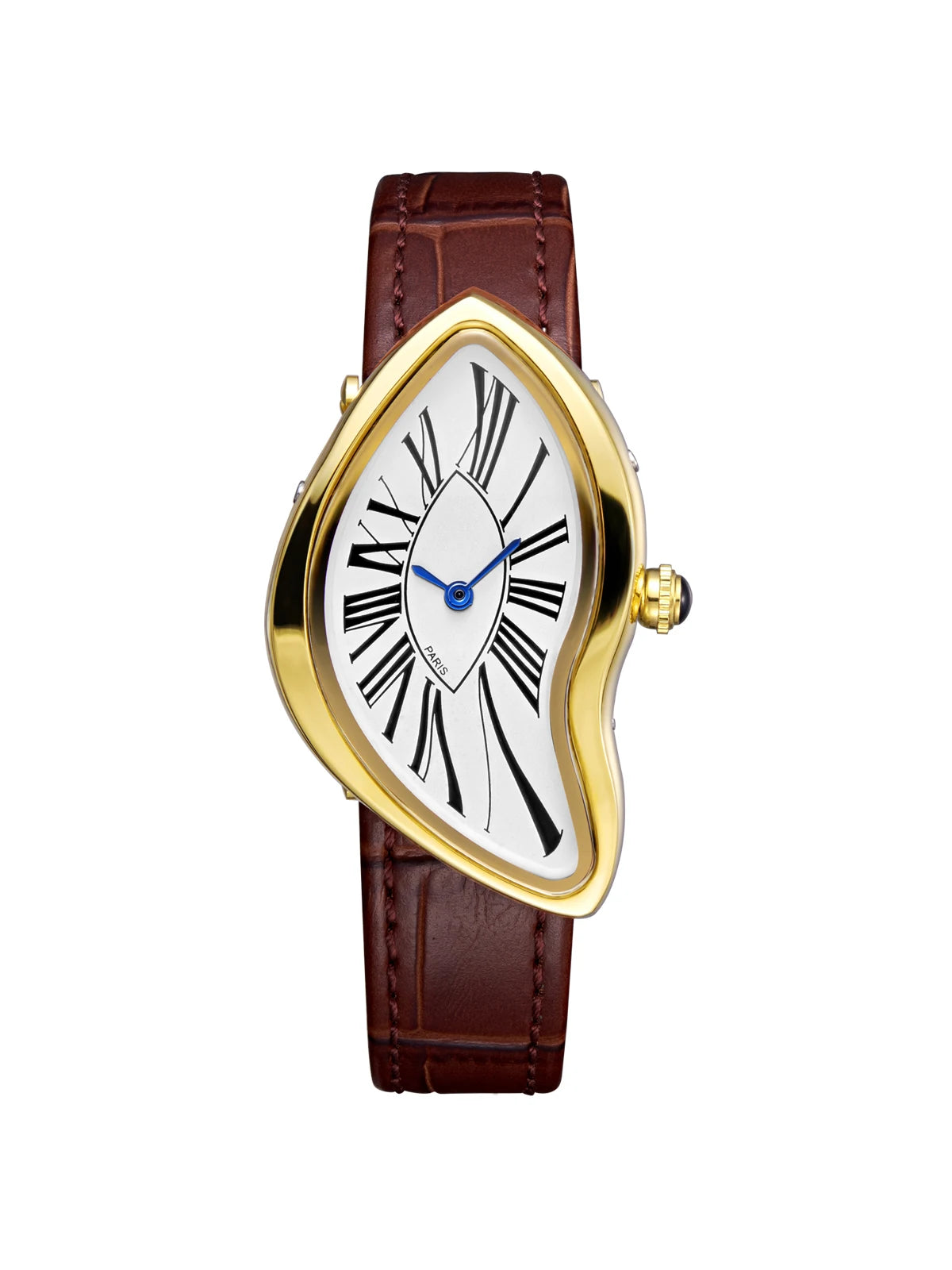 Montres pour couples (hommes et femmes) – Style rétro, mouvement à quartz, boîtier en acier inoxydable (coloris or ou argent)