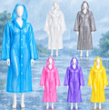 Imperméable épais et transparent en EVA pour adultes (hommes et femmes) – Poncho réutilisable , les voyages et les activités de plein air